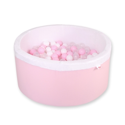 Piscine à Balles Minky avec Balles 200pcs Rose