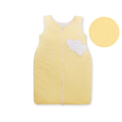 Gigoteuse Jaune Rayures Cœurs