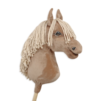 Cheval palomino hobby horsing