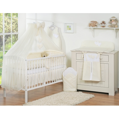 Housse d'oreiller couette Moustiquaire Tour de lit bébé 5 pcs