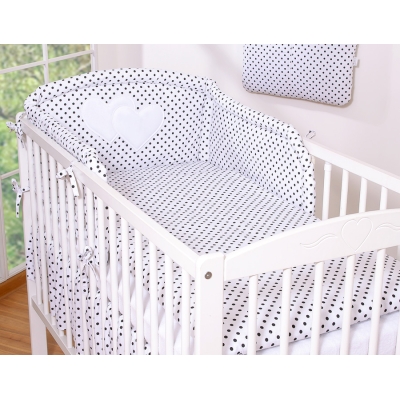 Housses de couette et d'oreiller pour lit bébé à barreaux