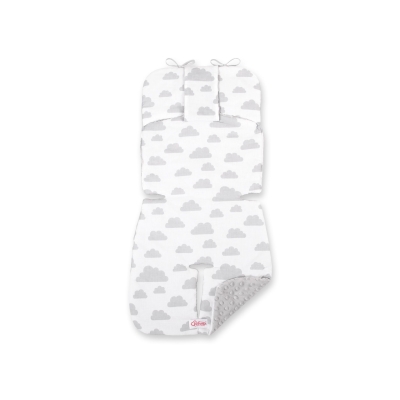 Insert de Poussettes Double Face Gris Des Nuages