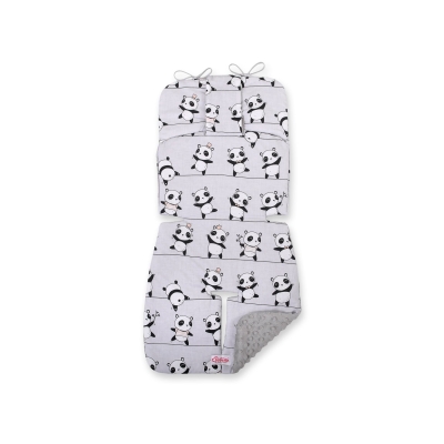 Insert de Poussettes Double Face Gris Panda