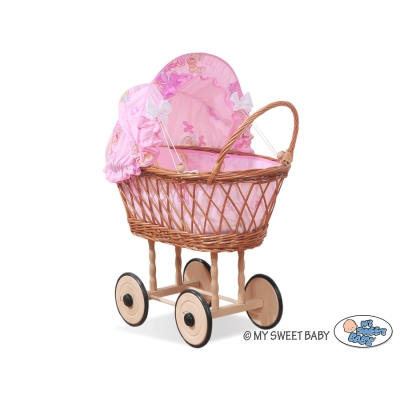 Landau en Osier  Rose