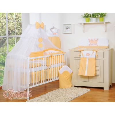 Linge de Lit Bébé Parure 11 pcs Moustiquaire Prince / Princess