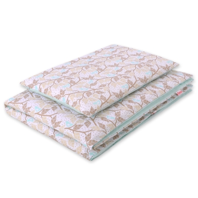 Linge de Lit Enfant 2 pcs 100x135 MINI Beige Feuilles