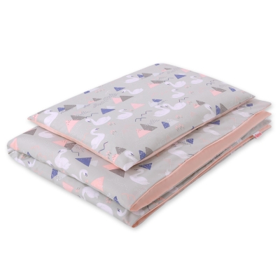 Linge de Lit Enfant 2 pcs 100x135 MINI Gris Cygnes