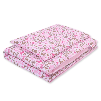 Linge de Lit Enfant 2 pcs 100x135 MINI Rose Papillons