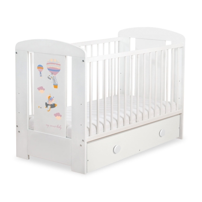 Lit Bébé à Barreaux avec Tiroir 60x120 cm Maxi