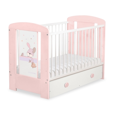 Lit Bébé à Barreaux avec Tiroir 60x120 cm Maxi