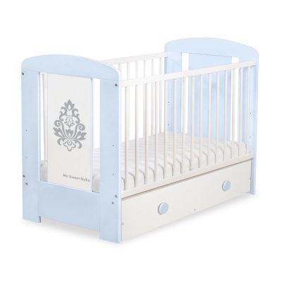 Lit Bébé à Barreaux avec Tiroir Maxi Glamour