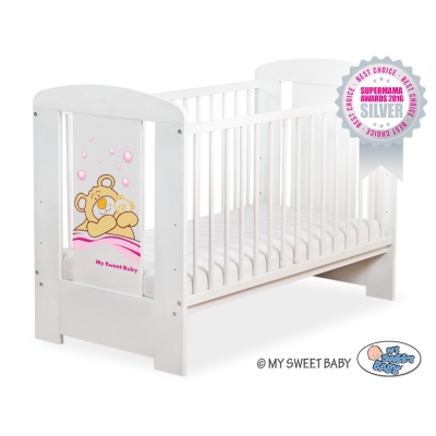 Lit pour Bébé 120x60 Blanc Barnabé