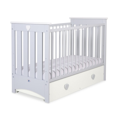 Lit pour Bébé a Barreaux avec Tiroir 120x60 cm Lorenzo Maxi