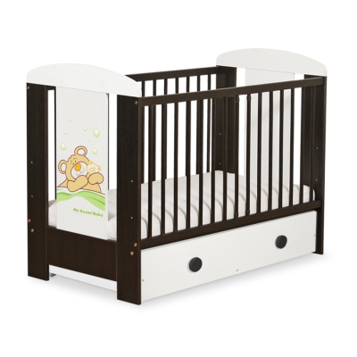 Lit pour Bébé avec Tiroir 120x60 cm Maxi Barnabé