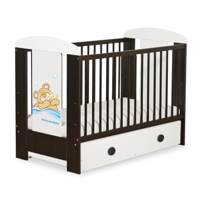 Lit pour Bébé avec Tiroir 120x60 cm Maxi Barnabé