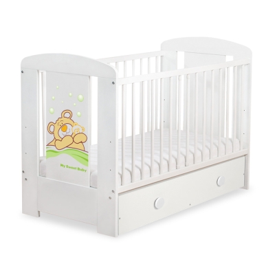 Lit pour Bébé avec Tiroir 120x60 cm Maxi Barnabé