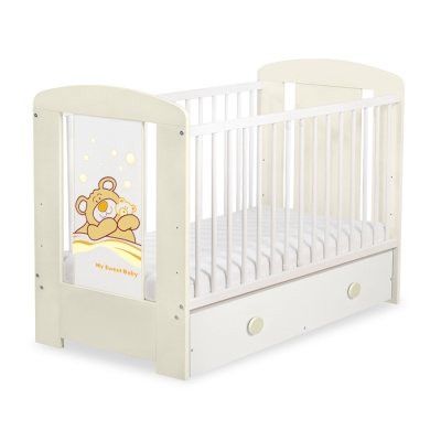 Lit pour Bébé avec Tiroir 120x60 cm Maxi Barnabé
