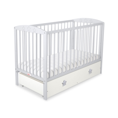 Lit pour Bébé avec Tiroir 120x60 cm Maxi étoiles