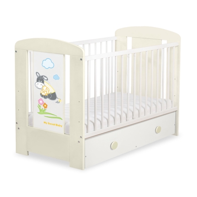 Lit pour Bébé avec Tiroir 120x60 cm Maxi Luca