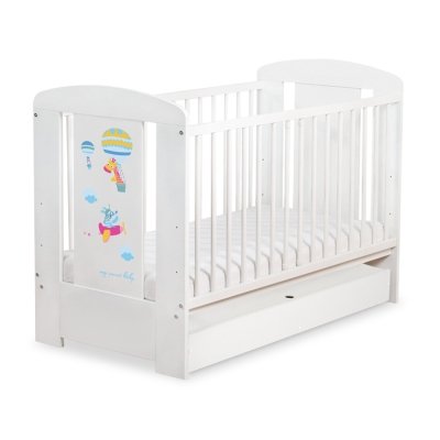 Lit pour Bébé avec Tiroir 120x60 cm Standard