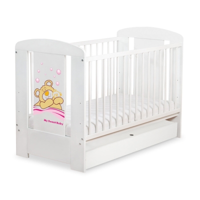 Lit pour Bébé avec Tiroir 120x60 cm Standard Barnabé