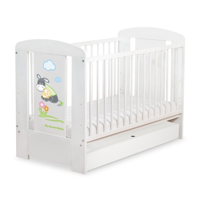 Lit pour Bébé avec Tiroir 120x60 cm Standard Luca