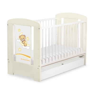 Lit pour Bébé avec Tiroir 120x60 cm Standard Nuit