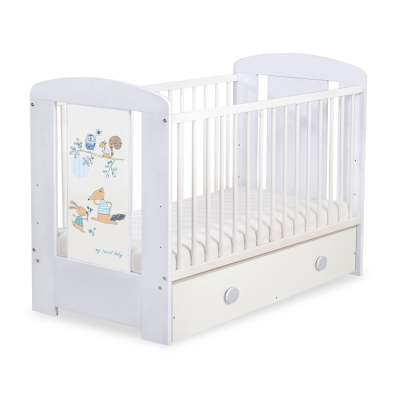 Lit pour Bébé avec Tiroir 120x60 Maxi
