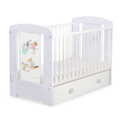 Lit pour Bébé avec Tiroir 120x60 Maxi