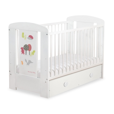 Lit pour Bébé avec Tiroir 120x60 Maxi Forêt