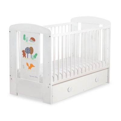 Lit pour Bébé avec Tiroir 120x60 Maxi Forêt