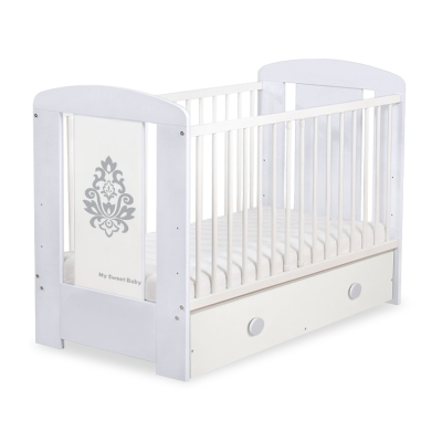 Lit pour Bébé avec Tiroir 120x60 Maxi Glamour