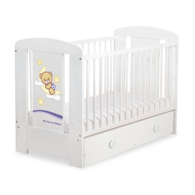 Lit pour Bébé avec Tiroir 120x60 Maxi Nuit