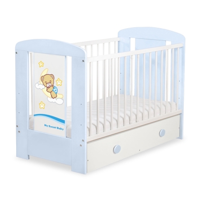 Lit pour Bébé avec Tiroir 120x60 Maxi Nuit