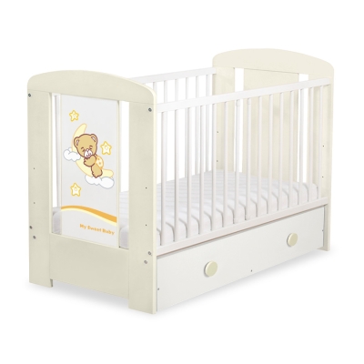 Lit pour Bébé avec Tiroir 120x60 Maxi Nuit