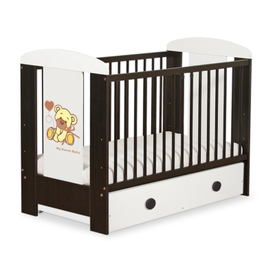 Lit pour Bébé avec Tiroir 120x60 Maxi Papillon
