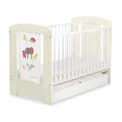 Lit pour Bébé avec Tiroir 120x60 Standard Forêt