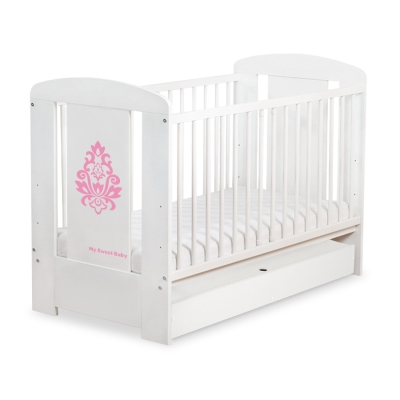 Lit pour Bébé avec Tiroir 120x60 Standard Glamour