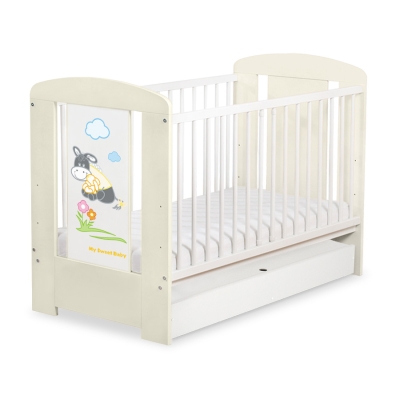 Lit pour Bébé avec Tiroir 120x60 Standard Luca