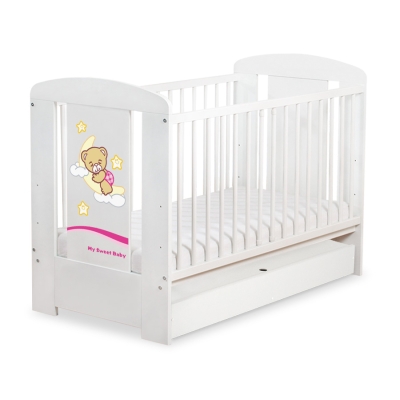 Lit pour Bébé avec Tiroir 120x60 Standard Nuit