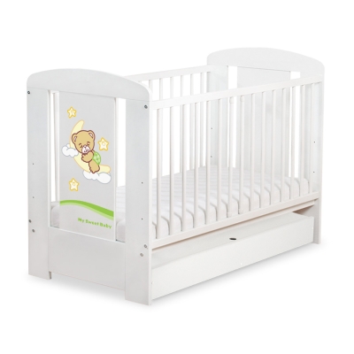 Lit pour Bébé avec Tiroir 120x60 Standard Nuit