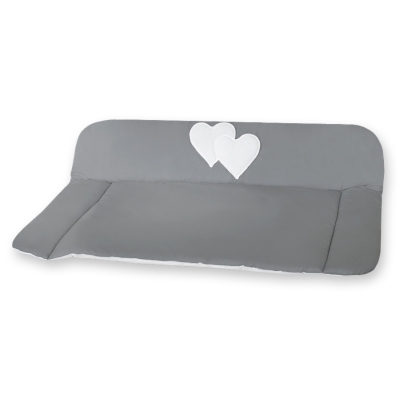 Matelas à Langer Bébé Anthracite Cœurs