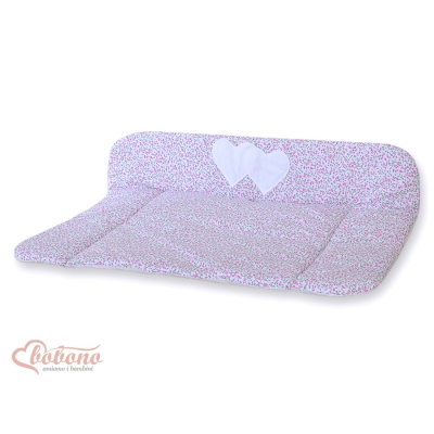 Matelas à Langer Bébé Vert à Pois Cœurs