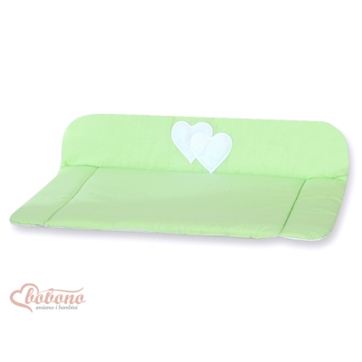 Matelas à Langer Moelleux Vert Cœurs