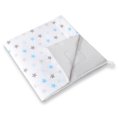 Matelas de Jeu pour Tipi Bleu Gris étoiles