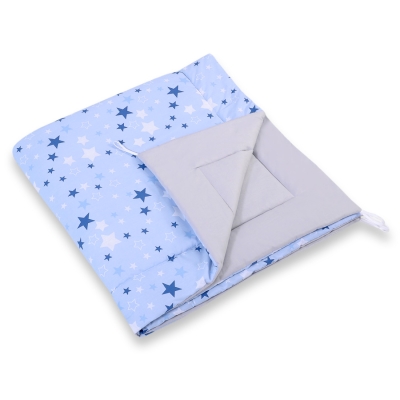 Matelas de Jeu pour Tipi Bleu Gris étoiles