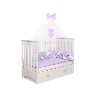 Moustiquaire en Tulle pour Lit Bébé Lila Mousseline