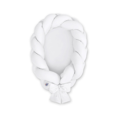 Réducteur de Lit Bébé tressé et tapis 2 en 1