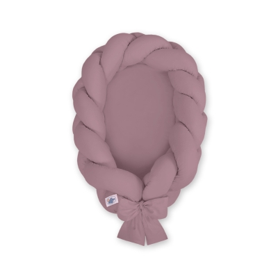 Réducteur de Lit Bébé Tressé et tapis 2 en 1 Violet Pastel