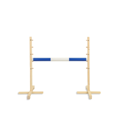 Obstacle de Saut pour Hobby Horse 80 cm Incl. Barre Bleu
